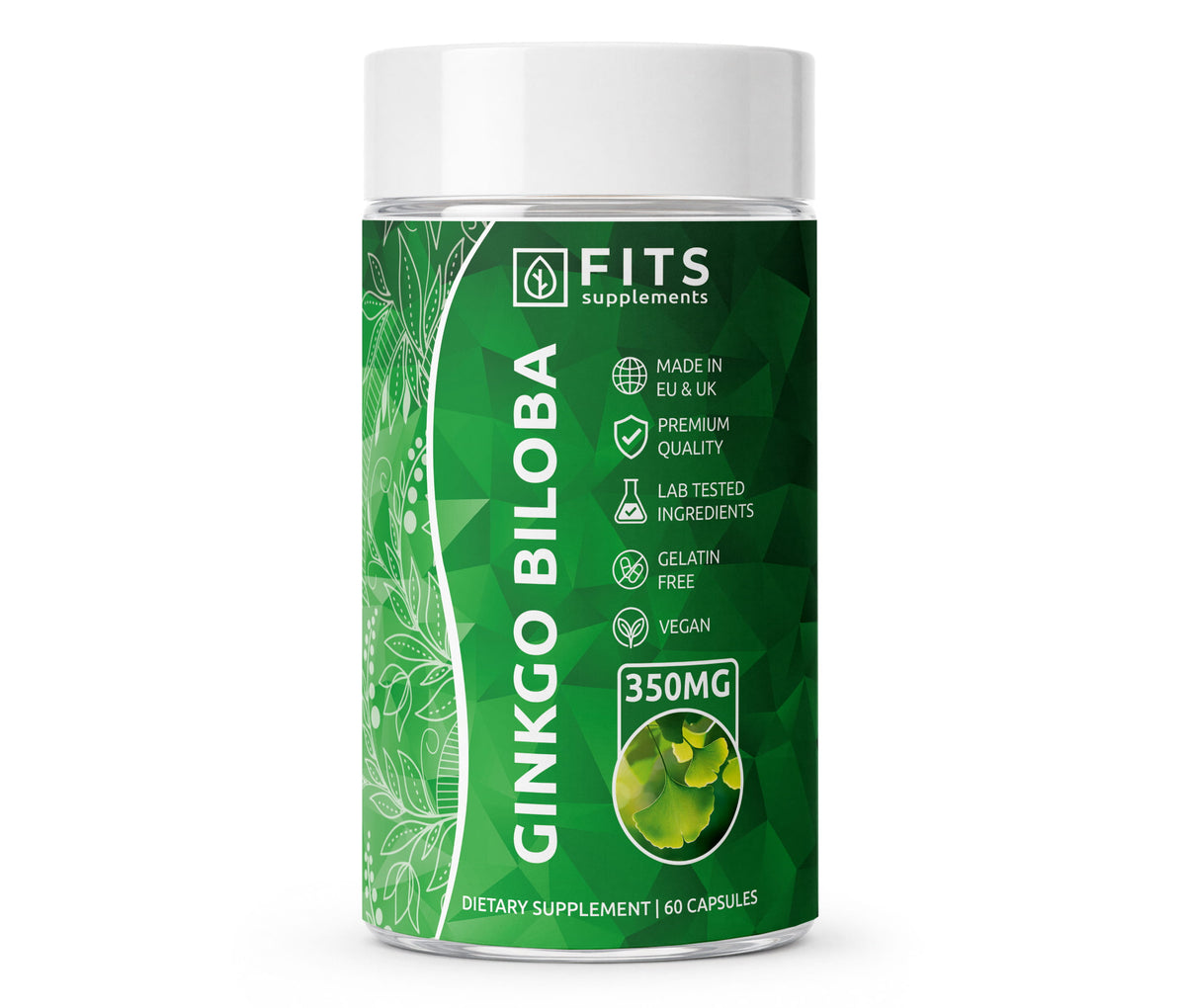 Ginkgo biloba 350mg, 60 kapsulas