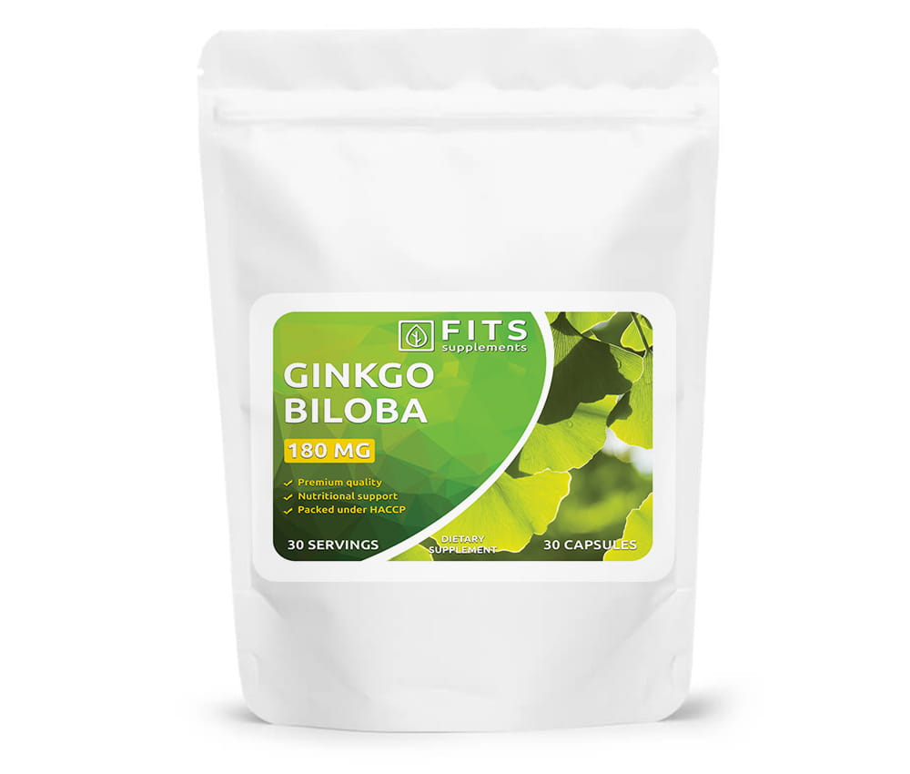 Ginkgo Biloba 180mg 30 capsules