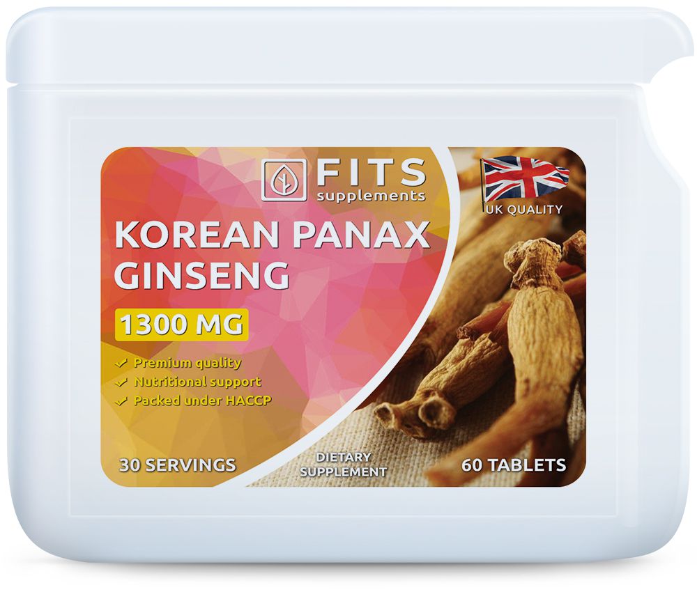 Korean Ginseng 1300mg 60 tablets