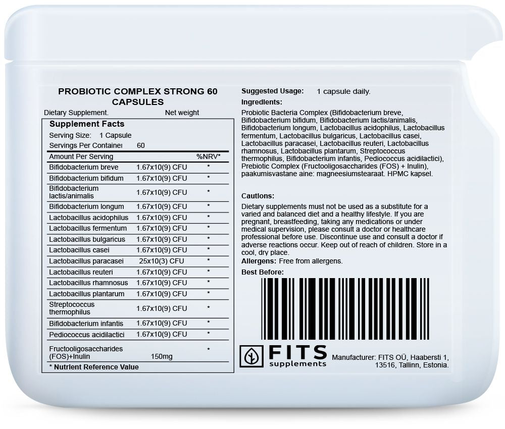 Probiotic Complex Strong kapsulas N60