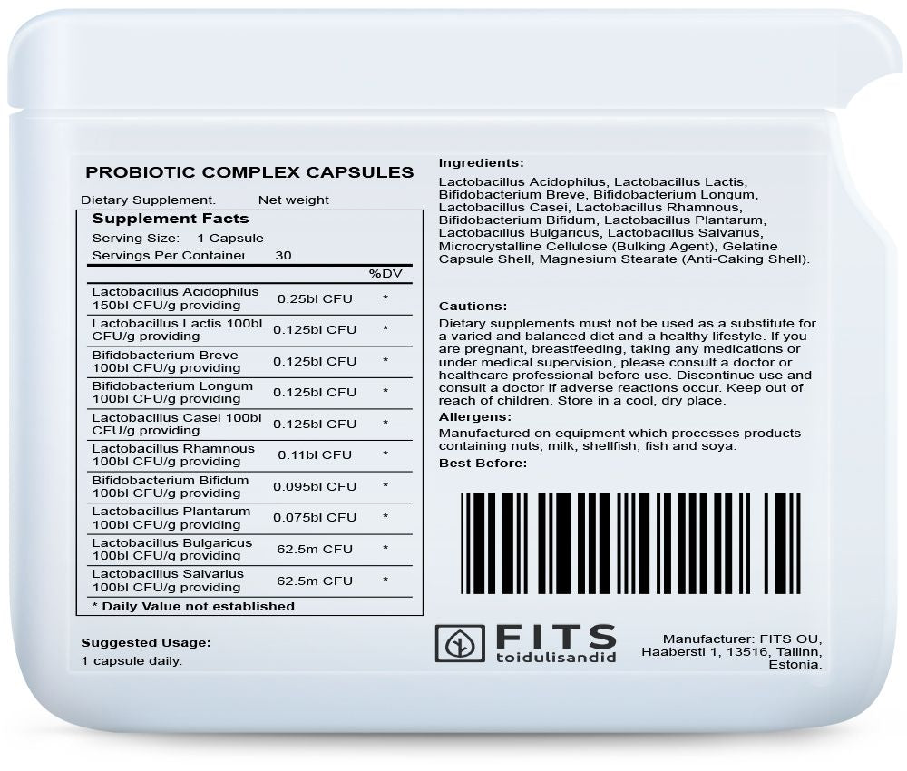 Probiotic 10 in 1 Complex kapsulas