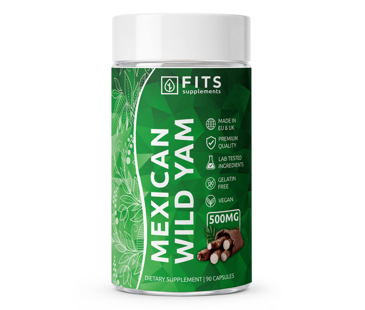 Мексиканский дикий ямс 500mg, 90 капсул
