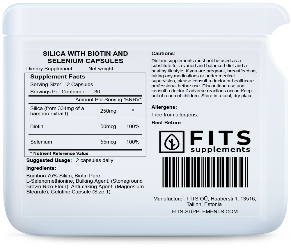 Кремний, биотин, селен комплекс 60 капсул