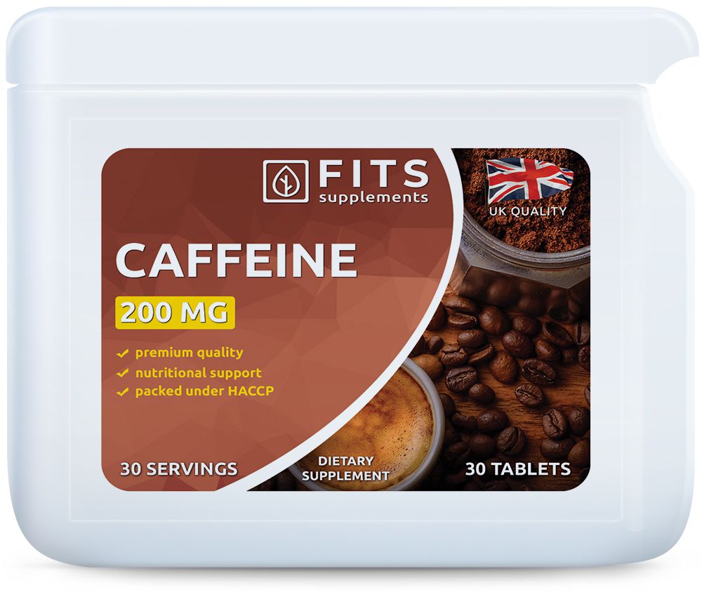 Caffeine 200mg 30 tablets