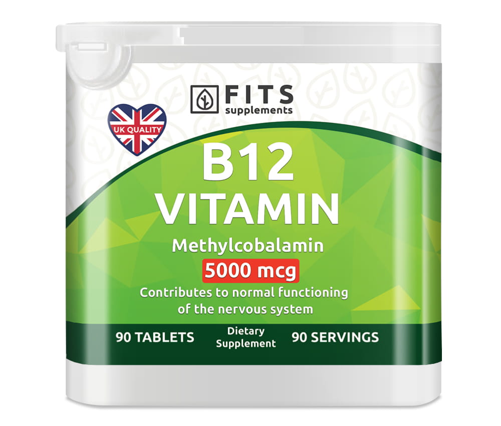 Vitamin B12 Strong 5000mcg 90 tablets