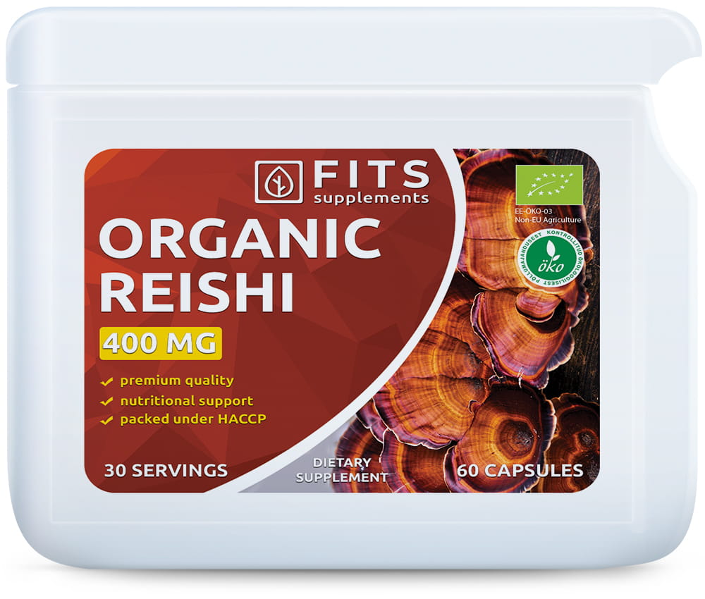 FITS Organic Reishi 400mg kapsulas - 1