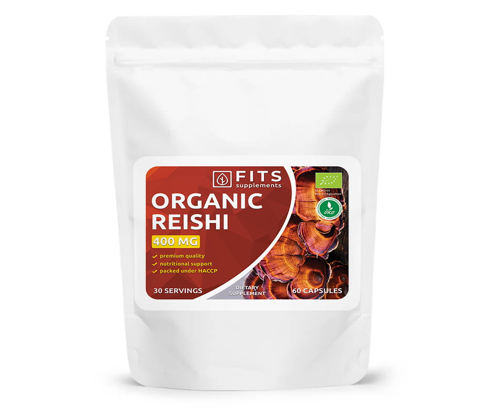 Organic Reishi 400mg kapsulas