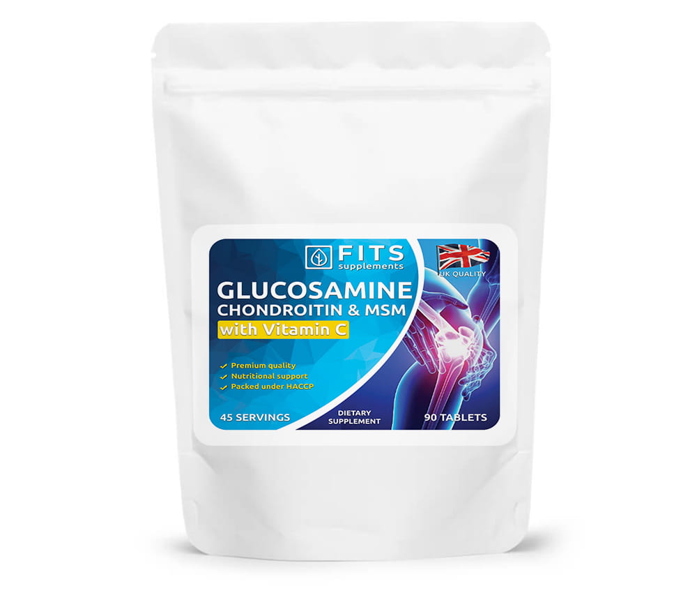 Glucosamine, Chondroitin, MSM and Vitamin C 90 tabletes