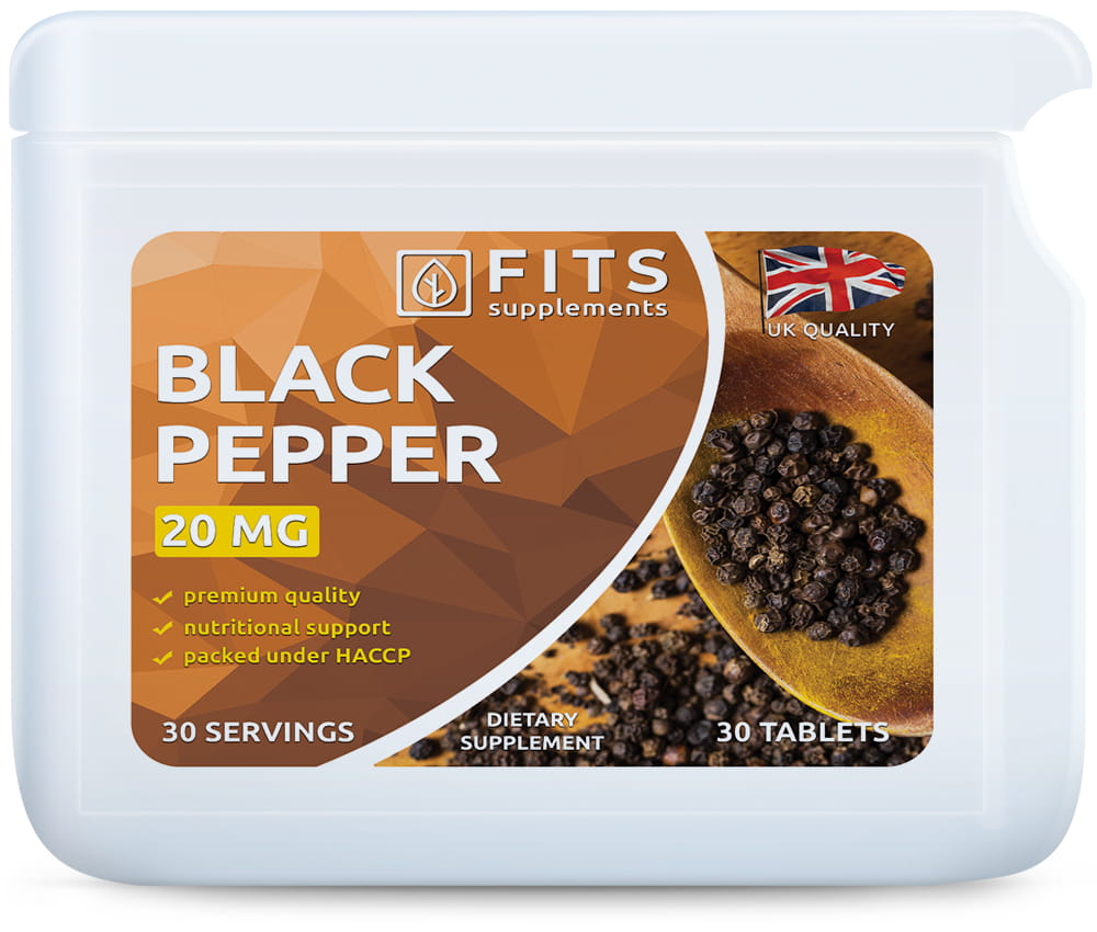 Black Pepper 20mg 30 tablets