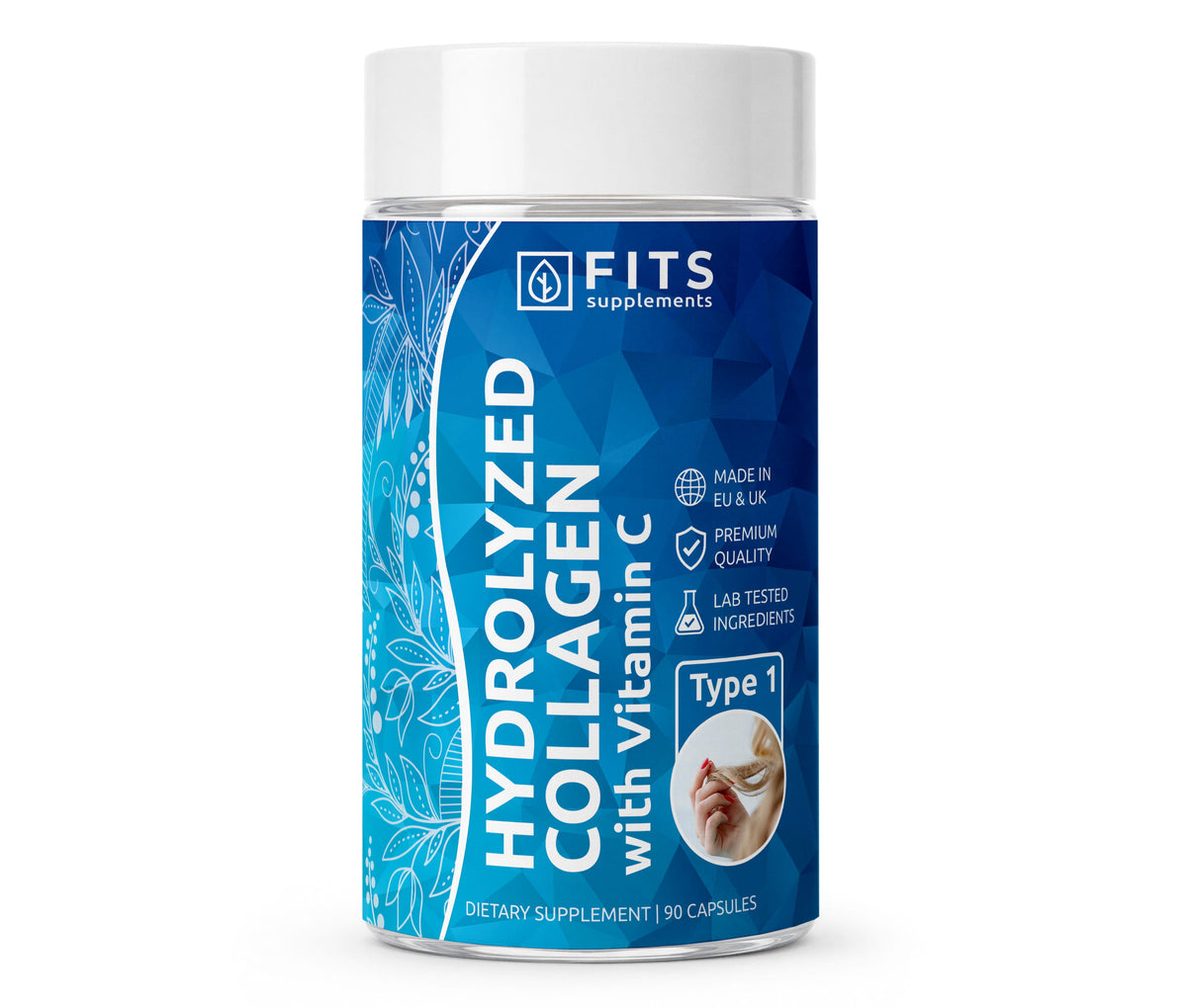 Hydrolyzed Collagen Type 1 with Vitamin C 90 kapsulas