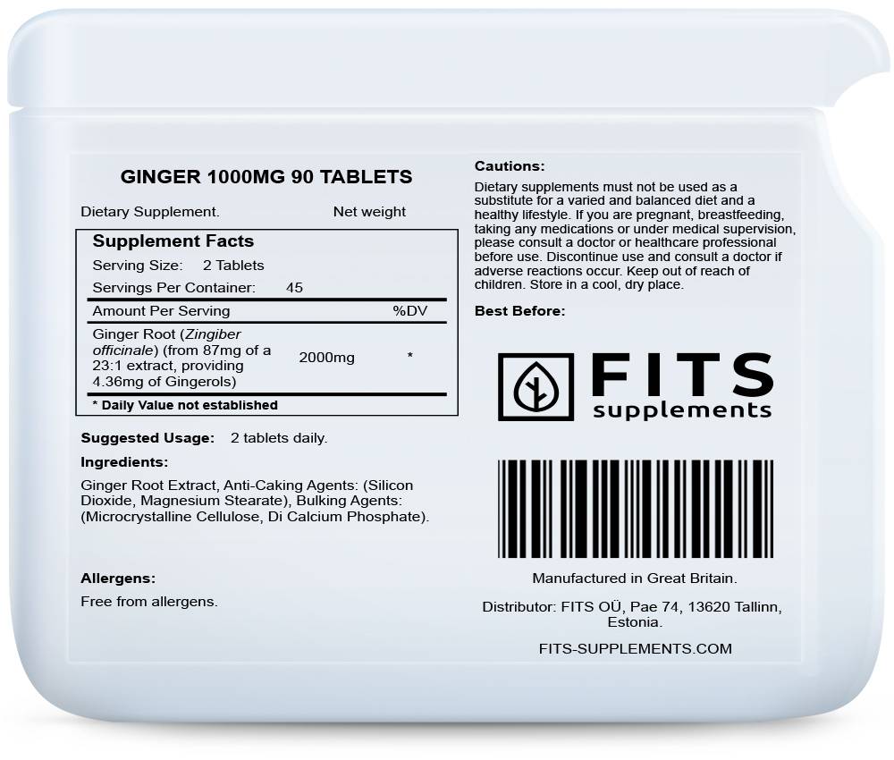 Ingvers 1000 mg 90 tabletes