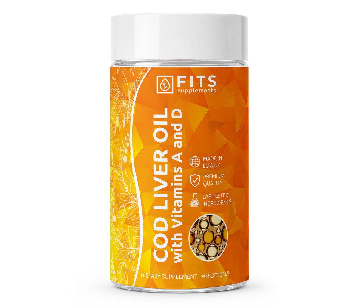 Cod Liver Oil with Vitamins A and D 90 softgels