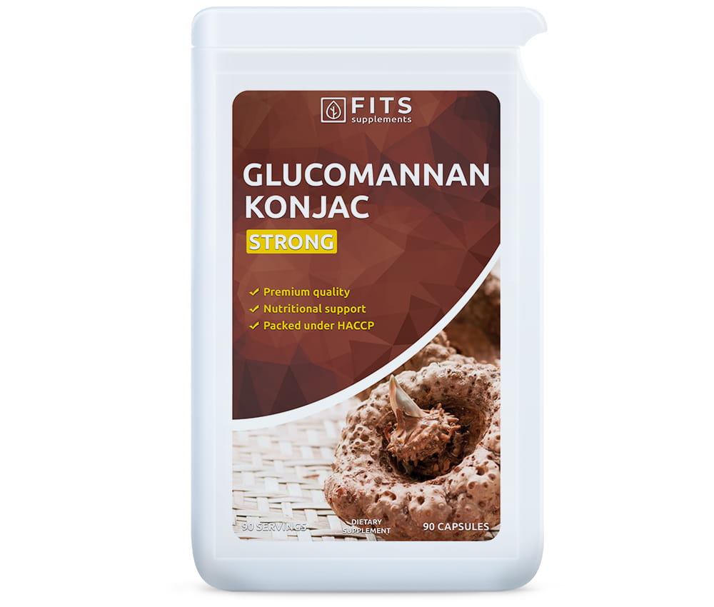 Glucomannan Konjac Strong 600mg 90 capsules