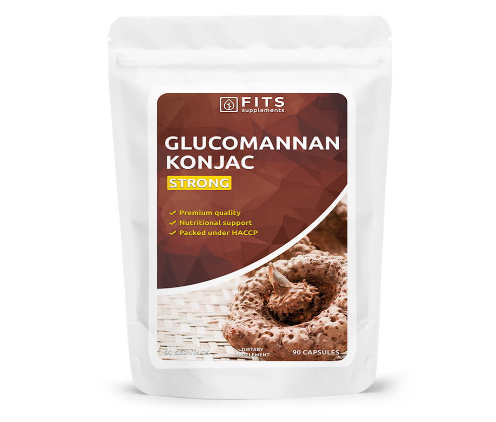 Glucomannan Konjac Strong 600mg kapsulas