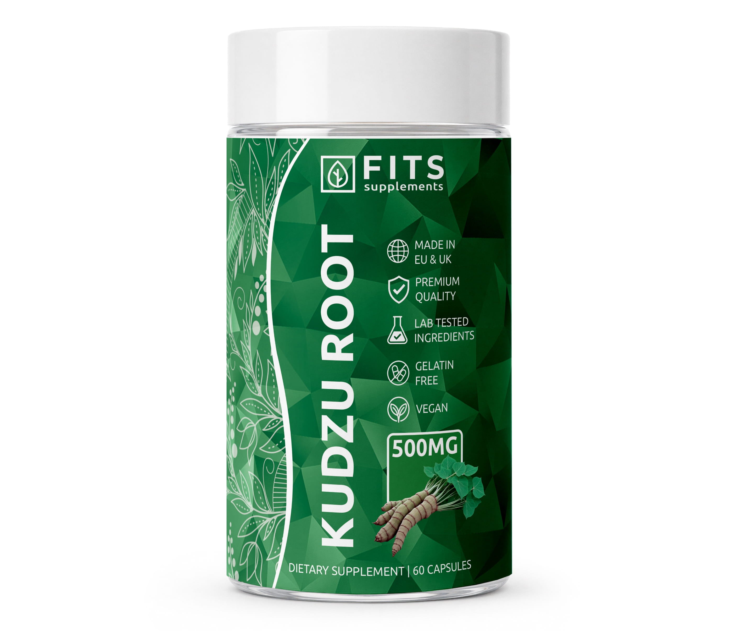 Kudzu Root 500mg 40% Isoflavones kapsulas