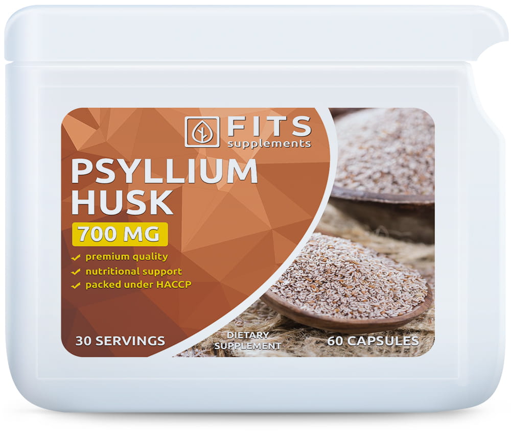 Psyllium Husk Organic 700mg capsules