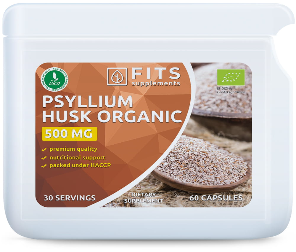 FITS Psyllium Husk Organic 700mg capsules