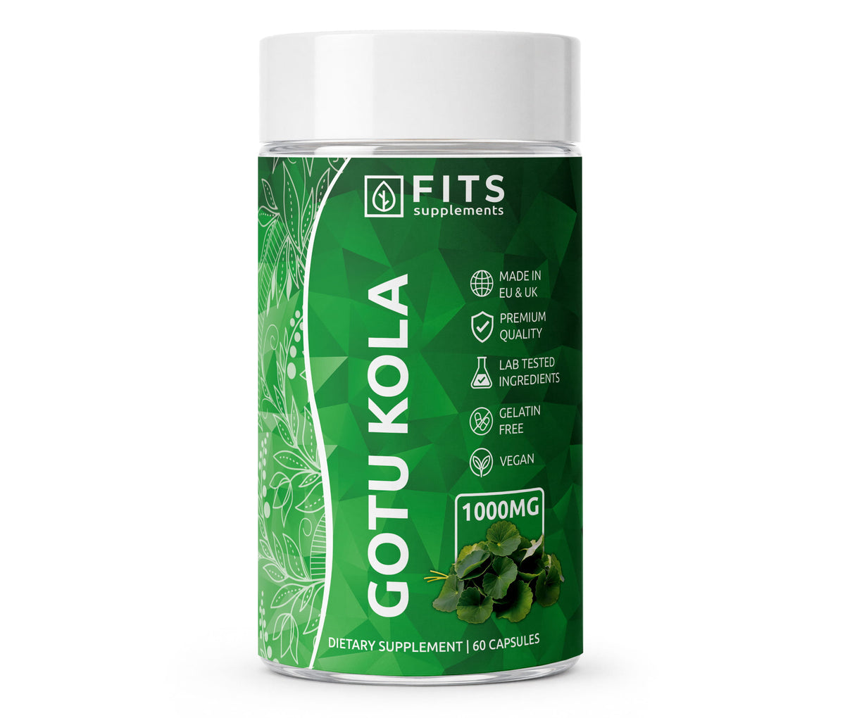Gotu Kola Strong 1000mg 60 capsules