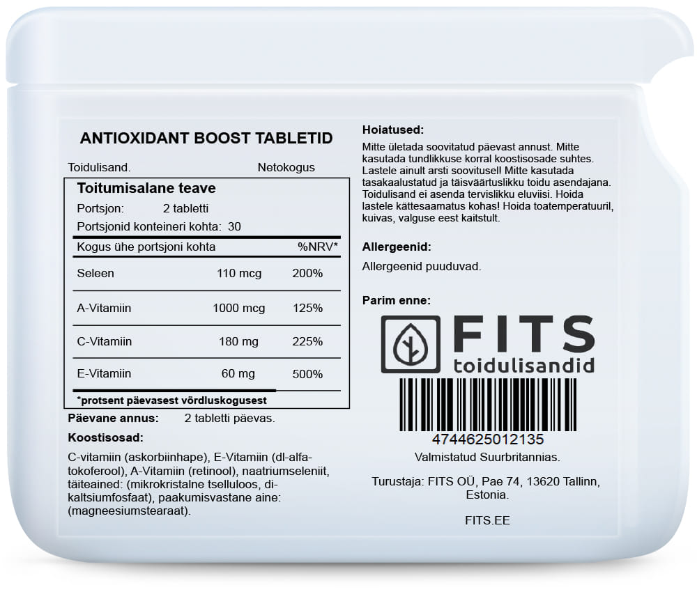 Antioxidant Boost 60 таблеток