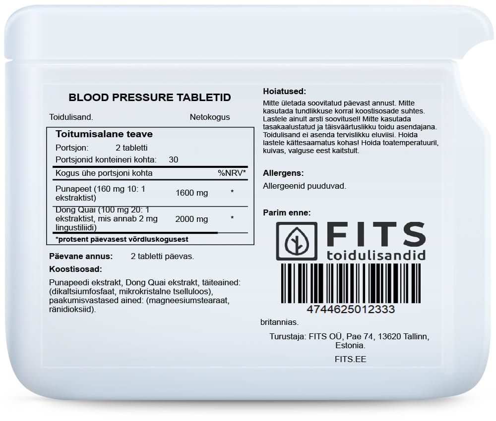 Blood Pressure tabletes