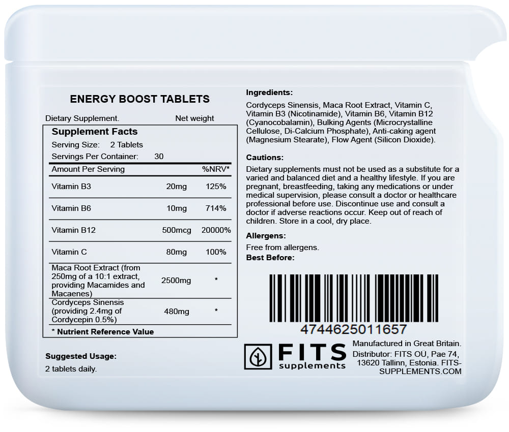 Energy Boost 60 tablets